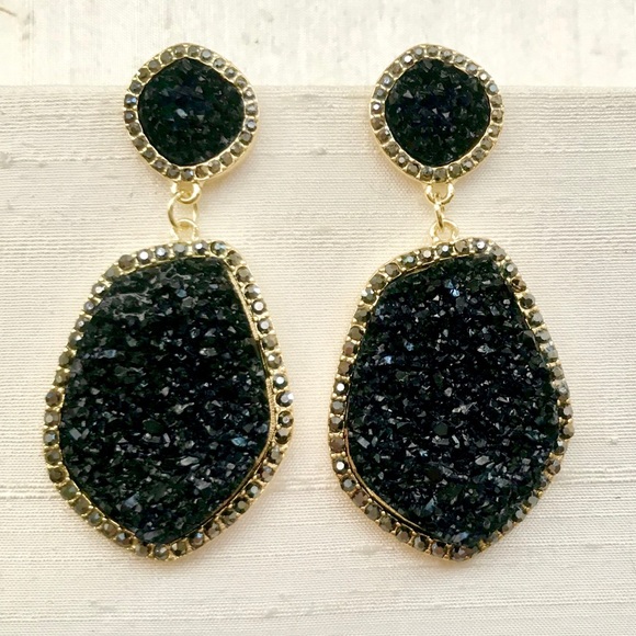 Anthropologie Midnight Drop Earrings - Picture 8 of 8